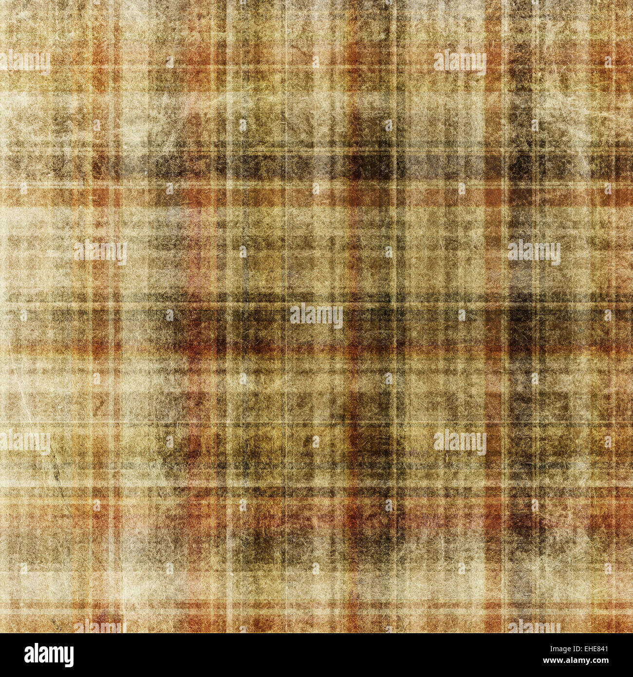 Abstract aged checkered background. Stock Photo