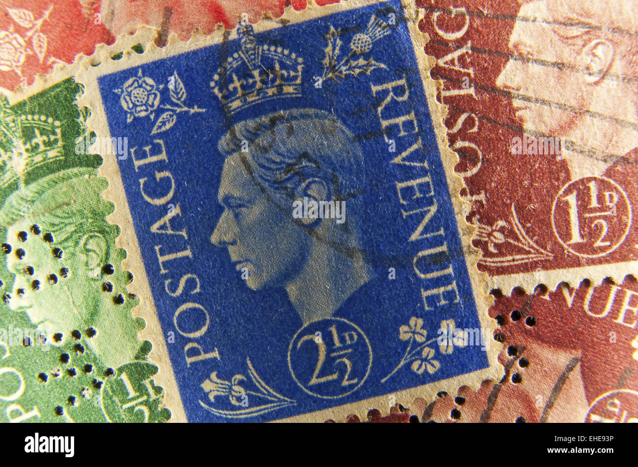 King england postage stamp hires stock photography and images