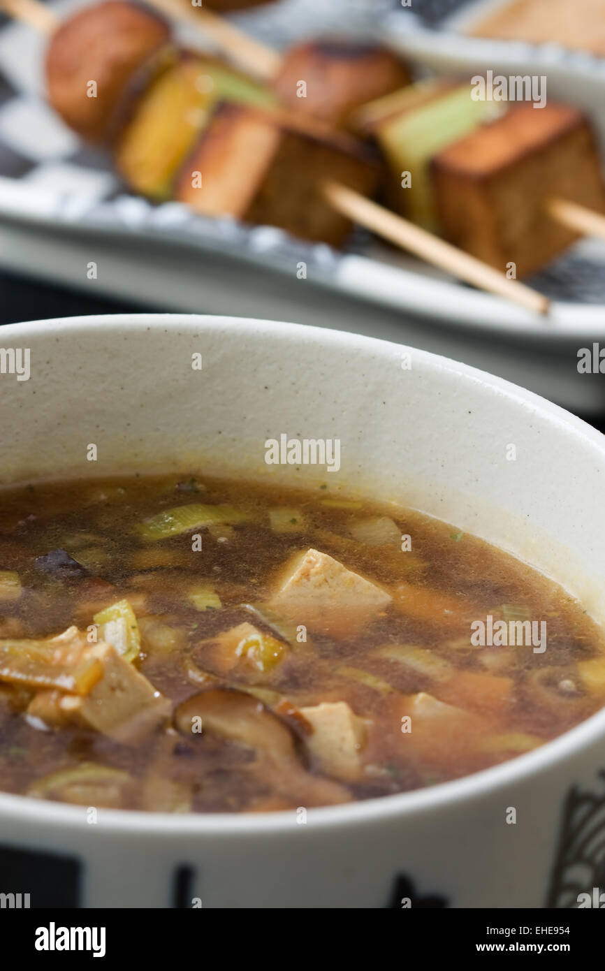 Japanische Brühe Japanese Broth Stock Photo Alamy