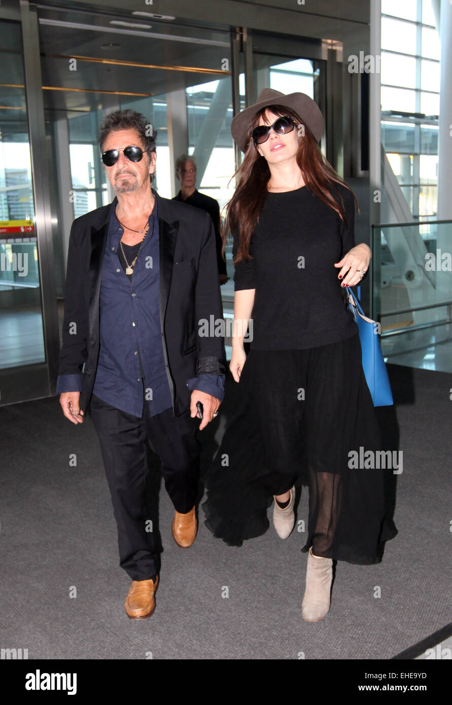 Celebrities at Toronto Pearson International Airport Featuring: Al Pacino  Where: Toronto , Canada When: 07 Sep 2014 Stock Photo - Alamy