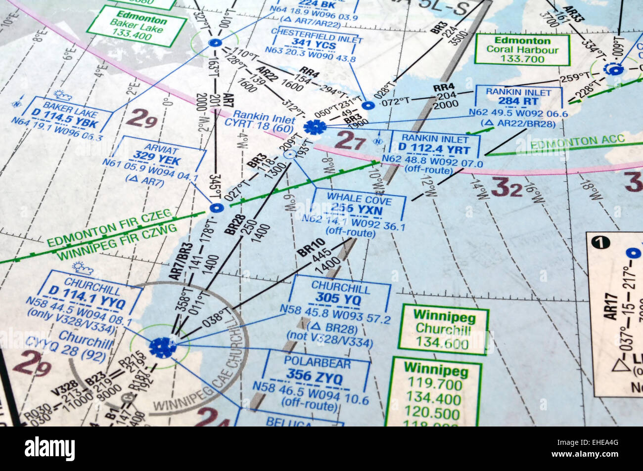 Aeronautical Chart, Map Showing Symbols Of Waypoints And, 41% OFF
