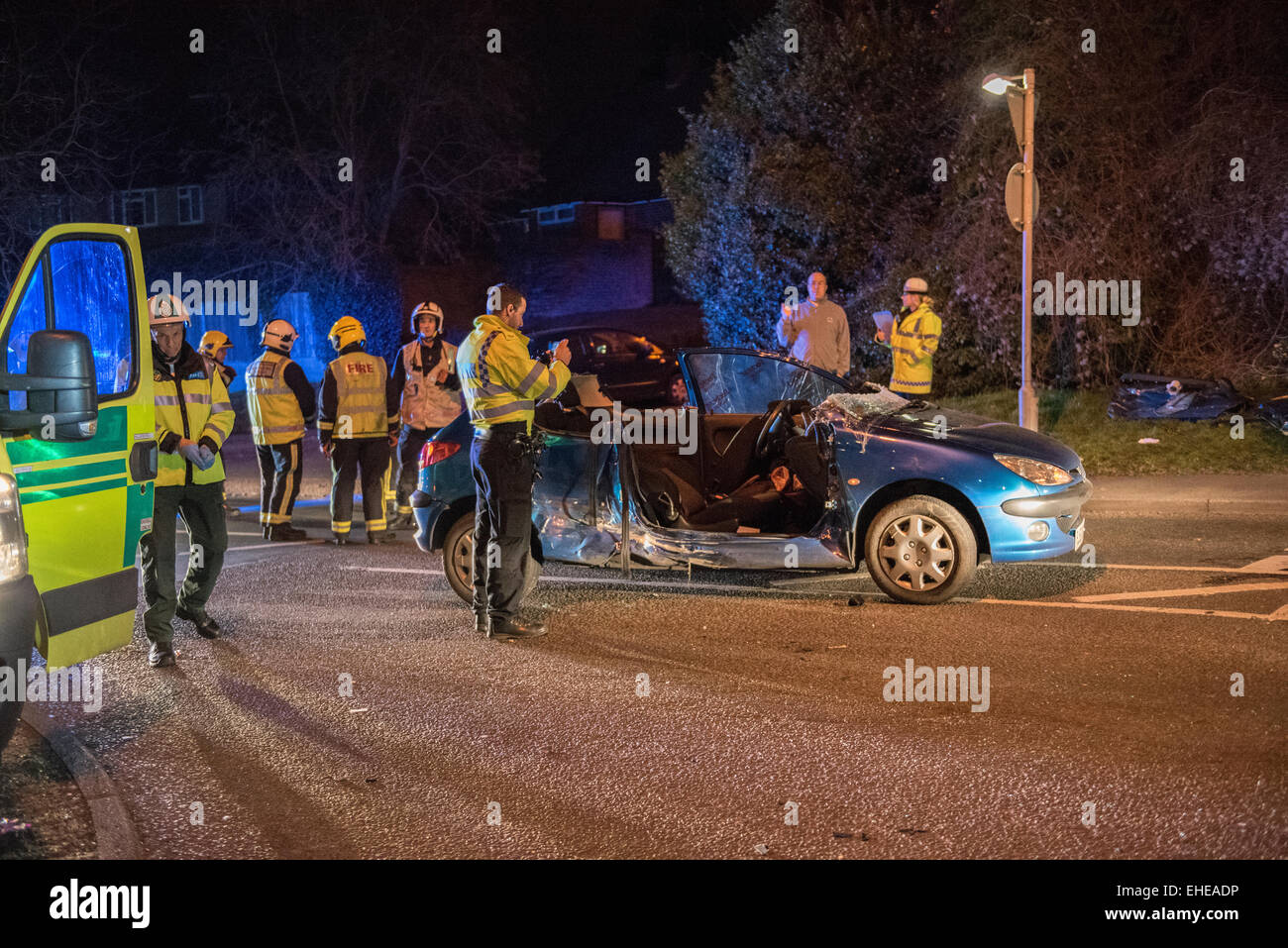 High UK. 12th March, 2015. Woman seriously injured in