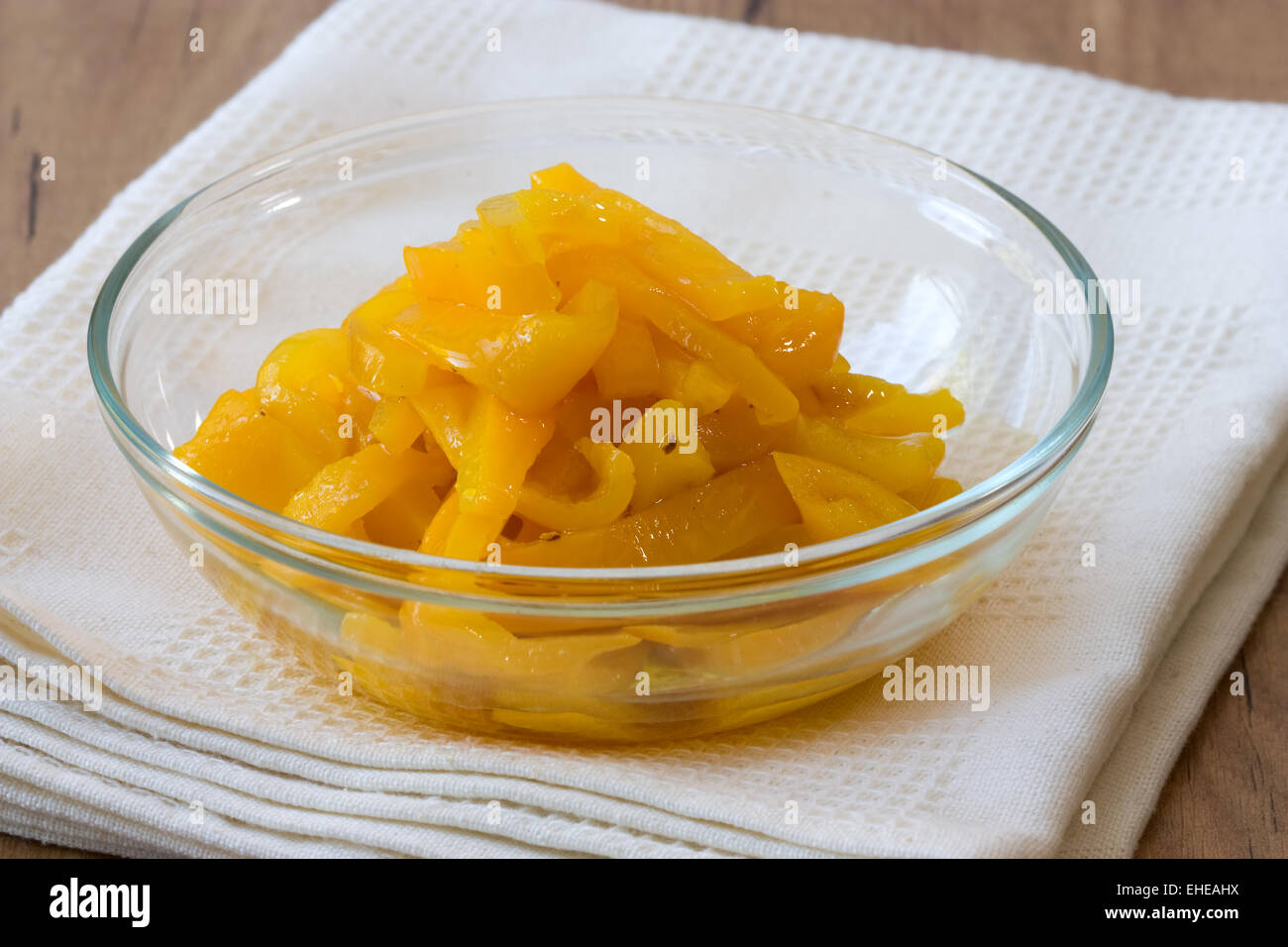 Gelbe Paprika - Yellow Pepper Stock Photo