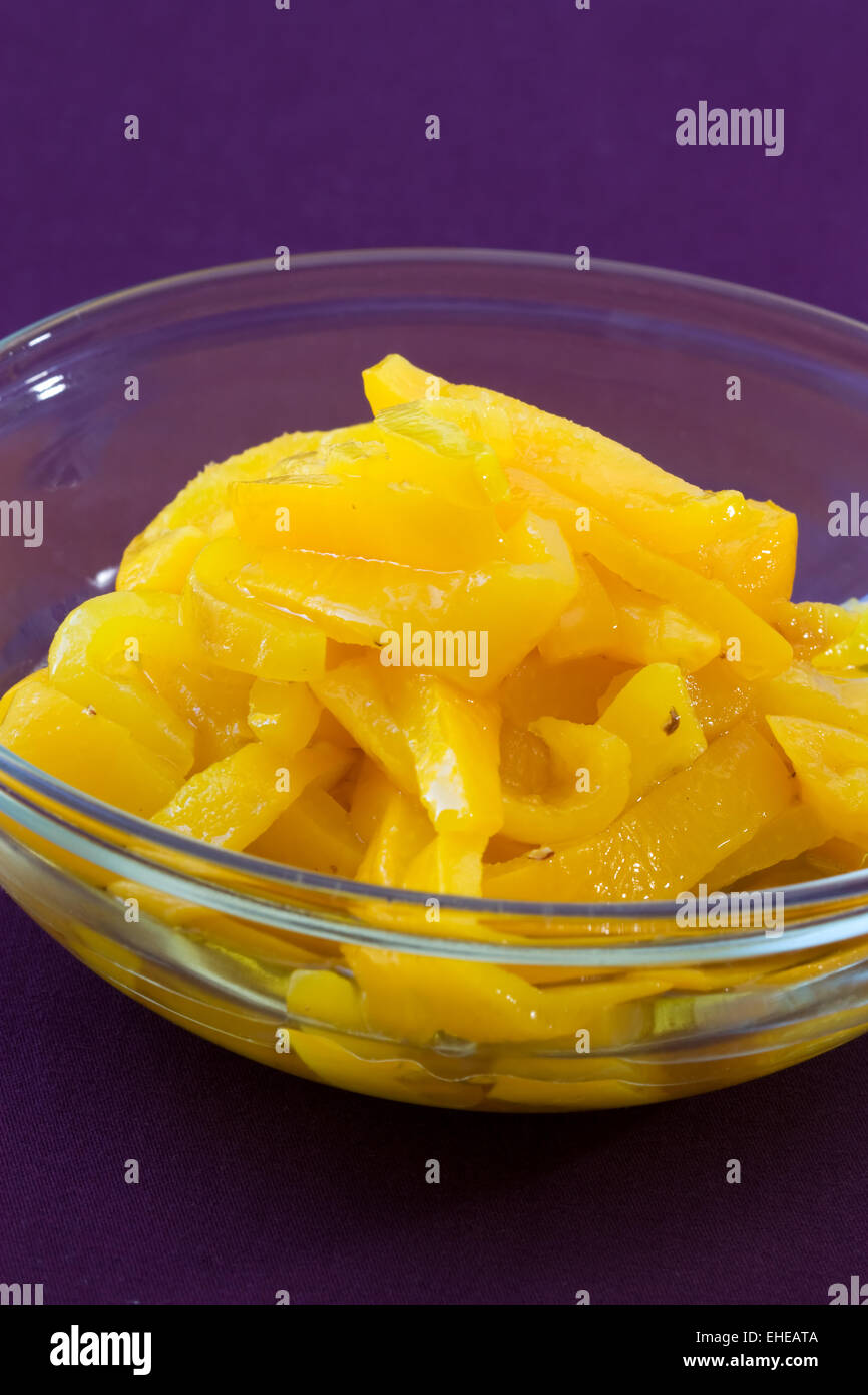 Gelbe Paprika - Yellow Pepper Stock Photo