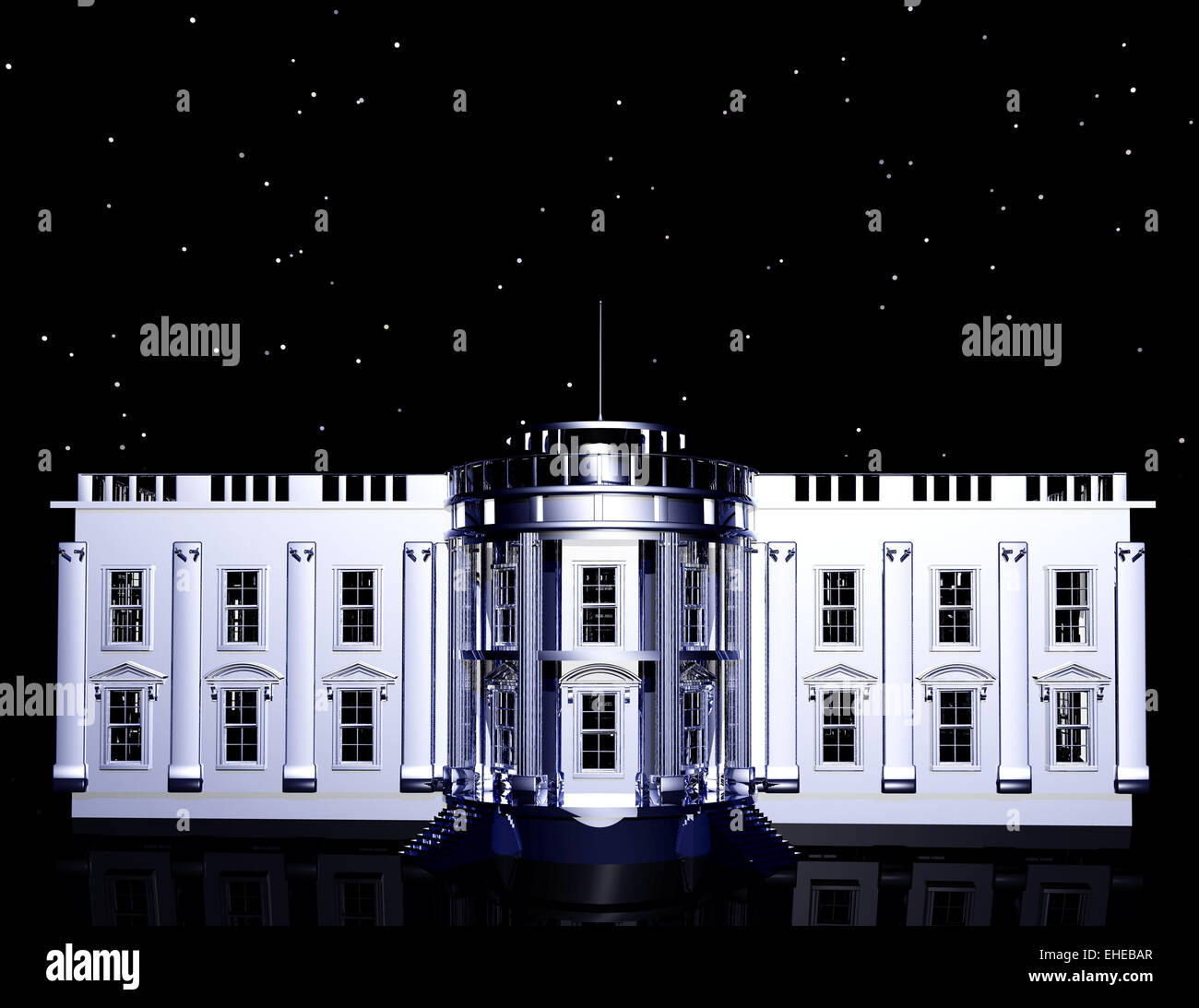 The whitehouse night hi-res stock photography and images - Alamy