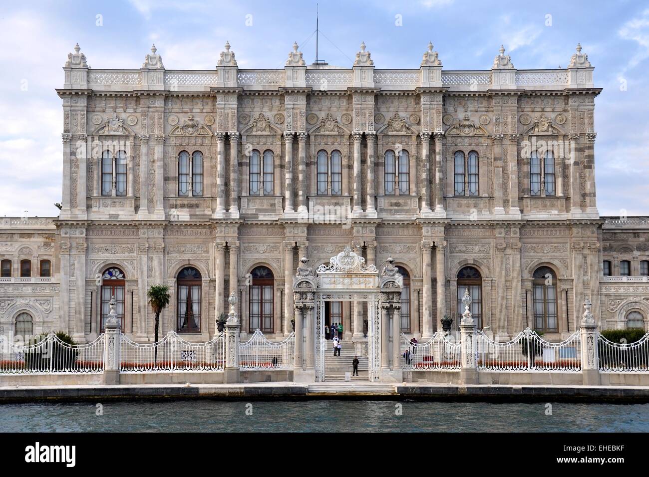 Dolmabahce-Palast in Istanbul Stock Photo