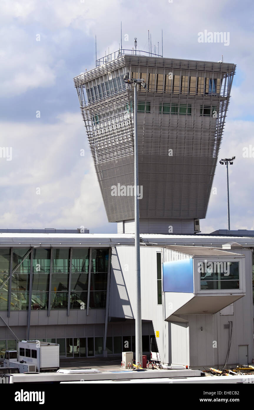 Airport Control Tower Stock Photo - Alamy