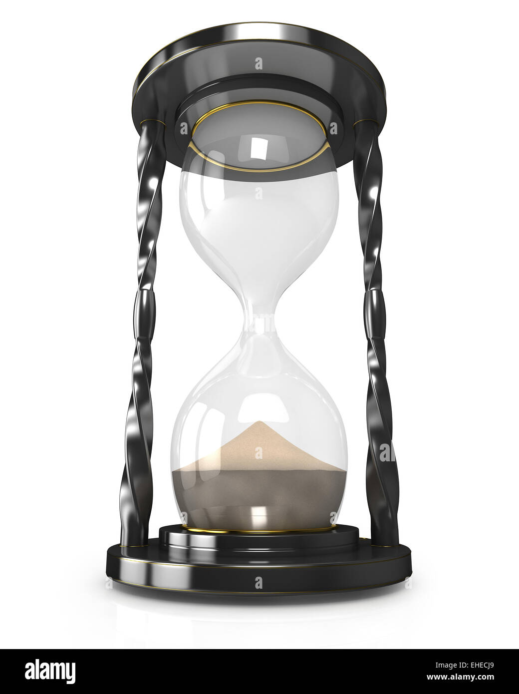 Vintage hourglass close up Cut Out