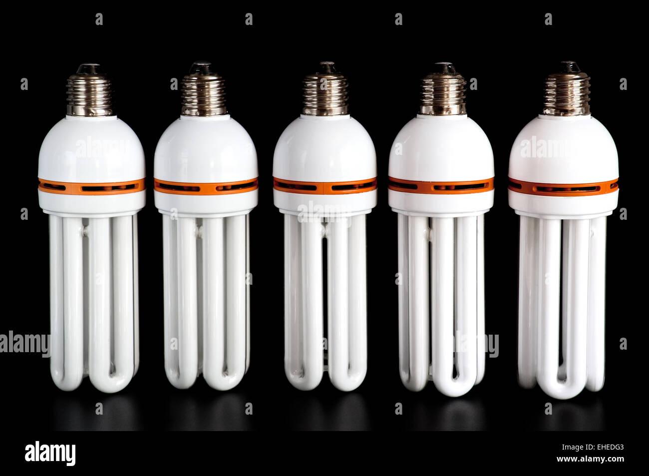Energy saving lamps Stock Photo