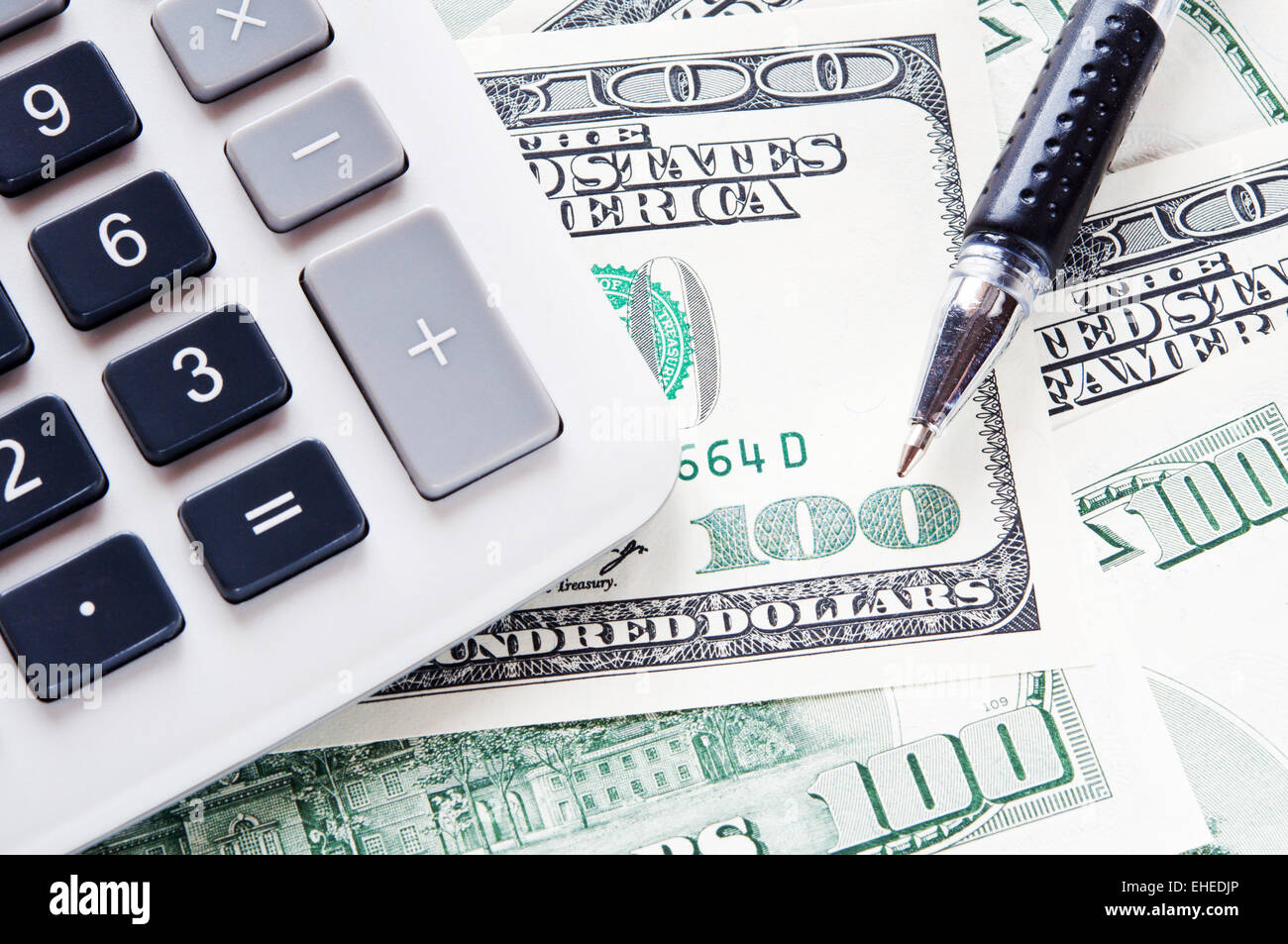 USD and calculator Stock Photo Alamy