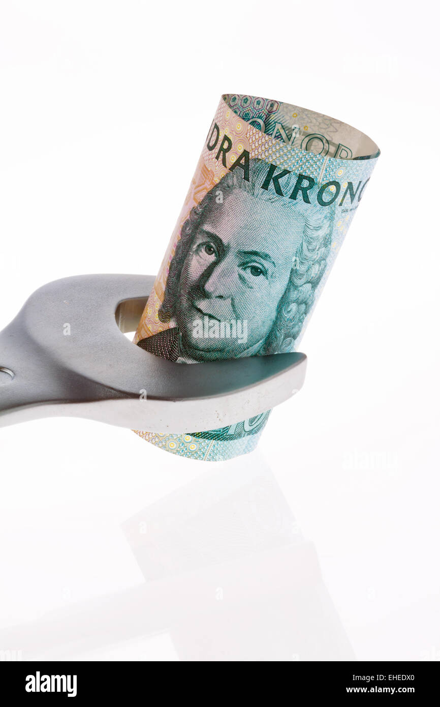 Swedish currency Stock Photo