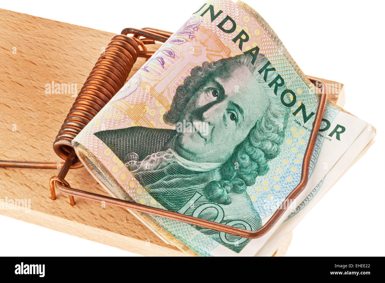 Swedish currency Stock Photo