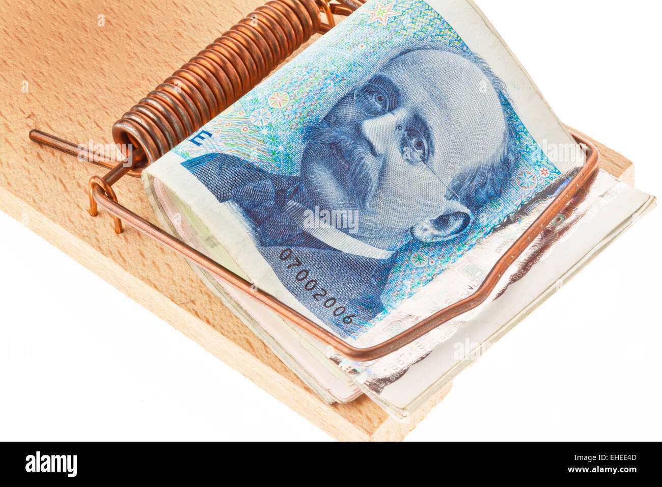 Norwegian currency Stock Photo