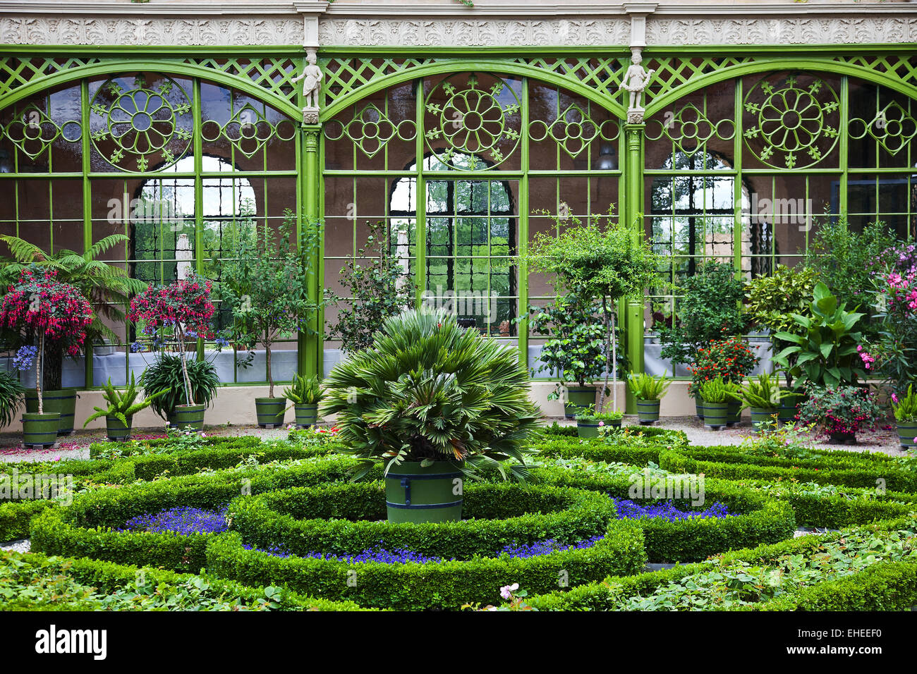 garden, art nouveau, Schwerin, Germany Stock Photo Alamy