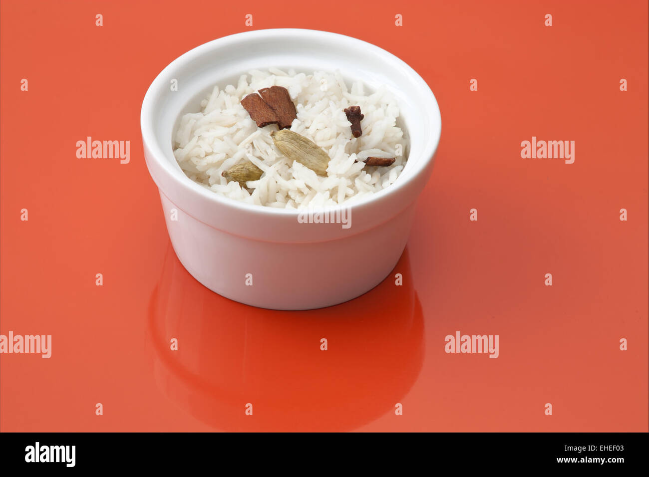 Indian Rice with Spices Stock Photo Alamy