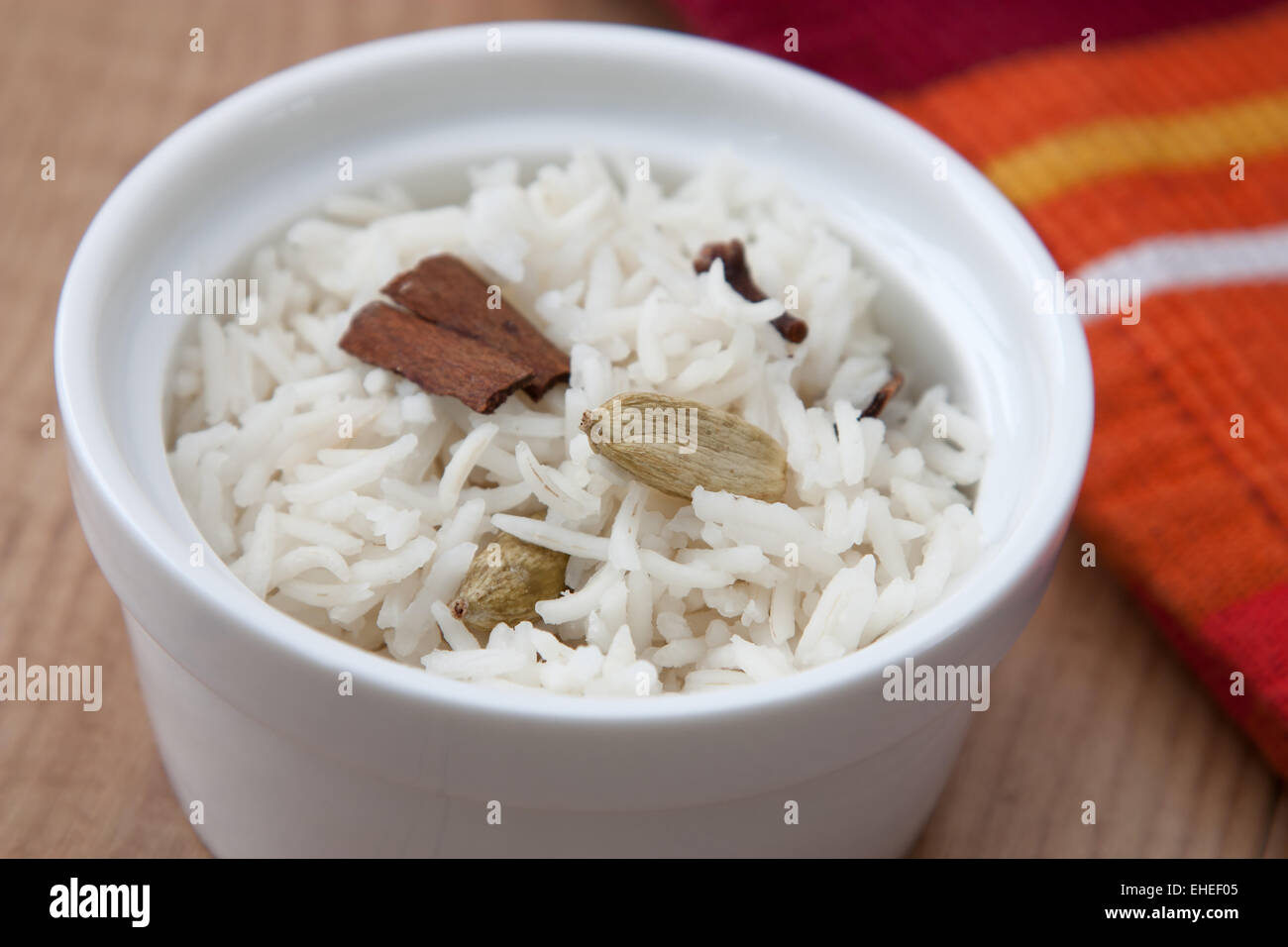 Indian Rice with Spices Stock Photo Alamy