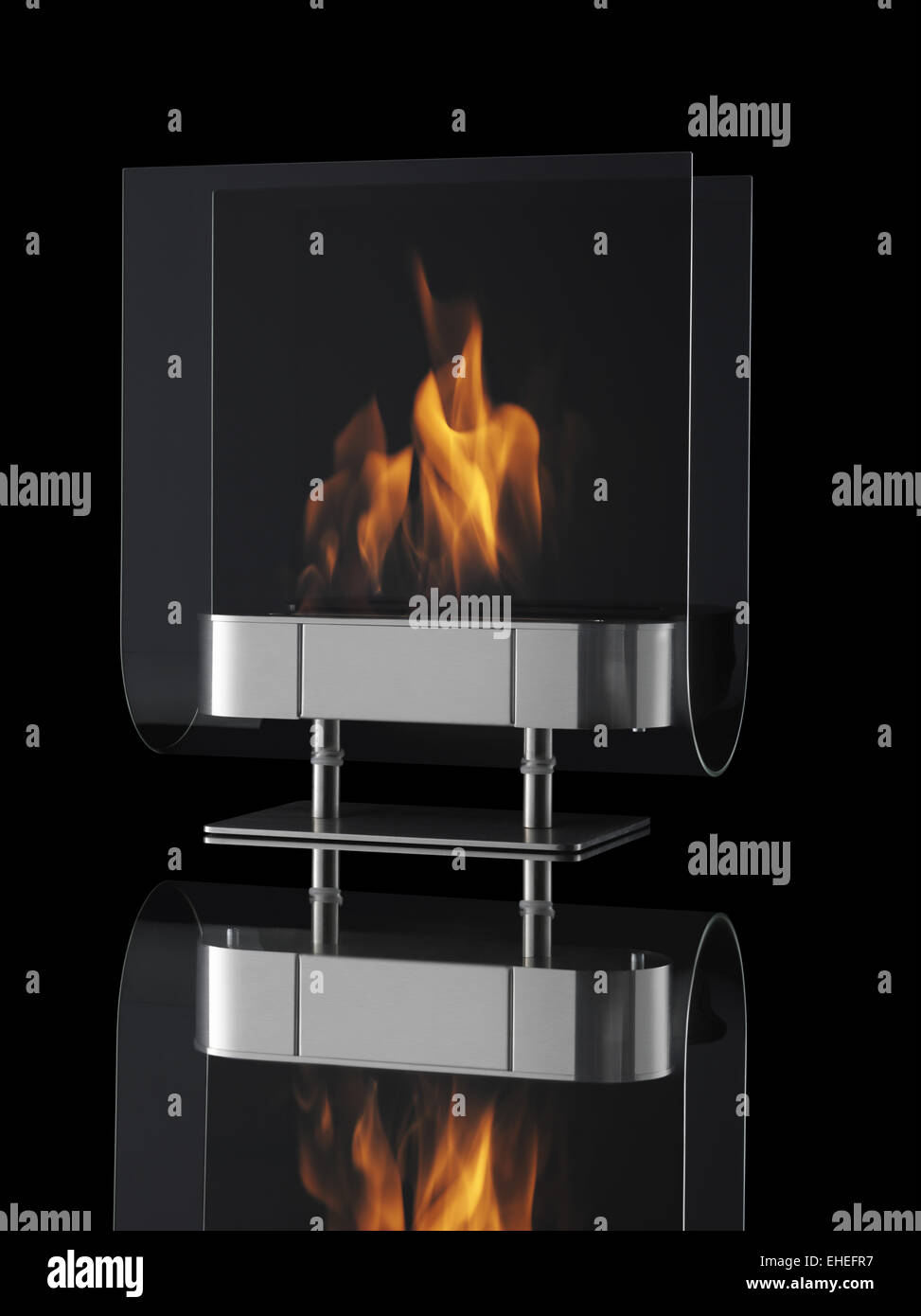 Fireplace Stock Photo
