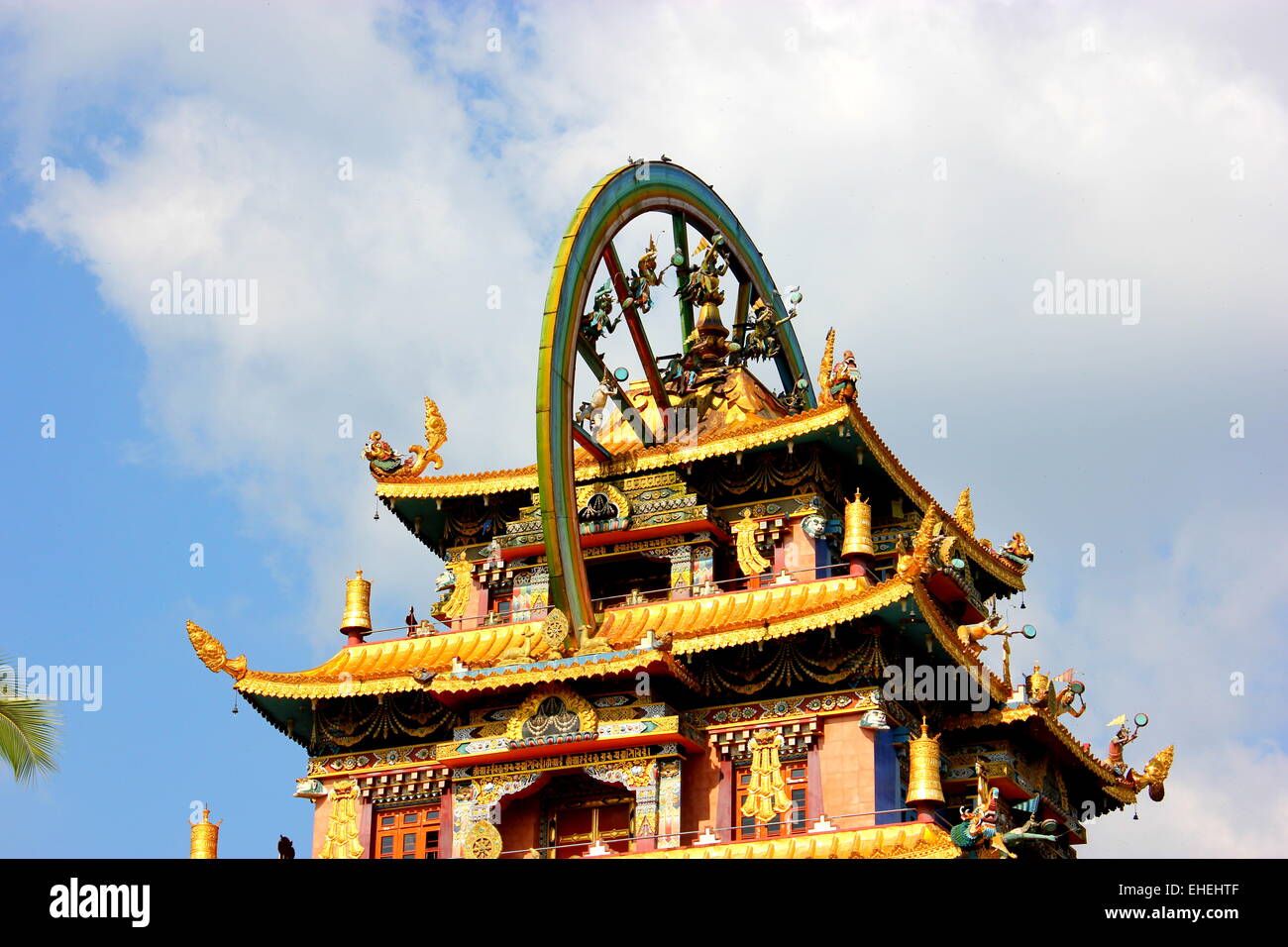 Golden Temple Monastery Stock Photo