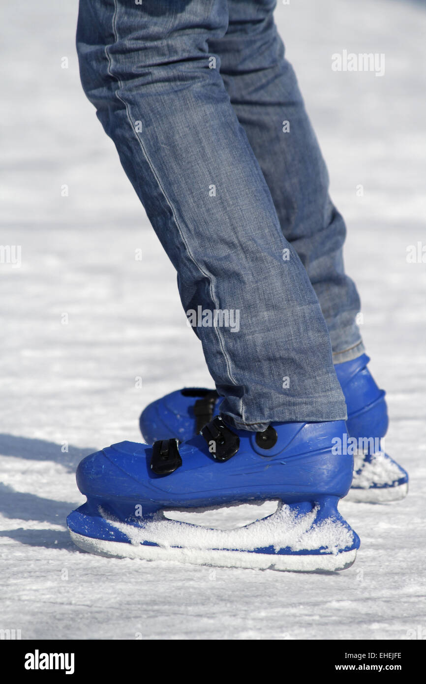 ice skating Stock Photo