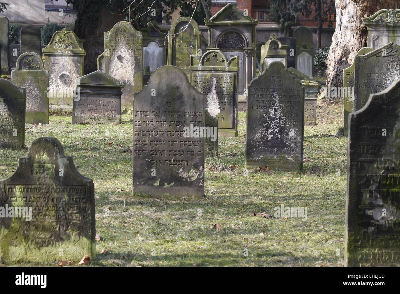 jewish cemetery Stock Photo