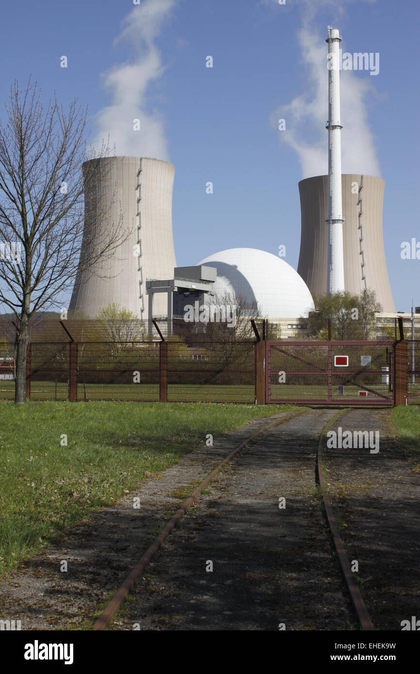 nuclear power plant Stock Photo