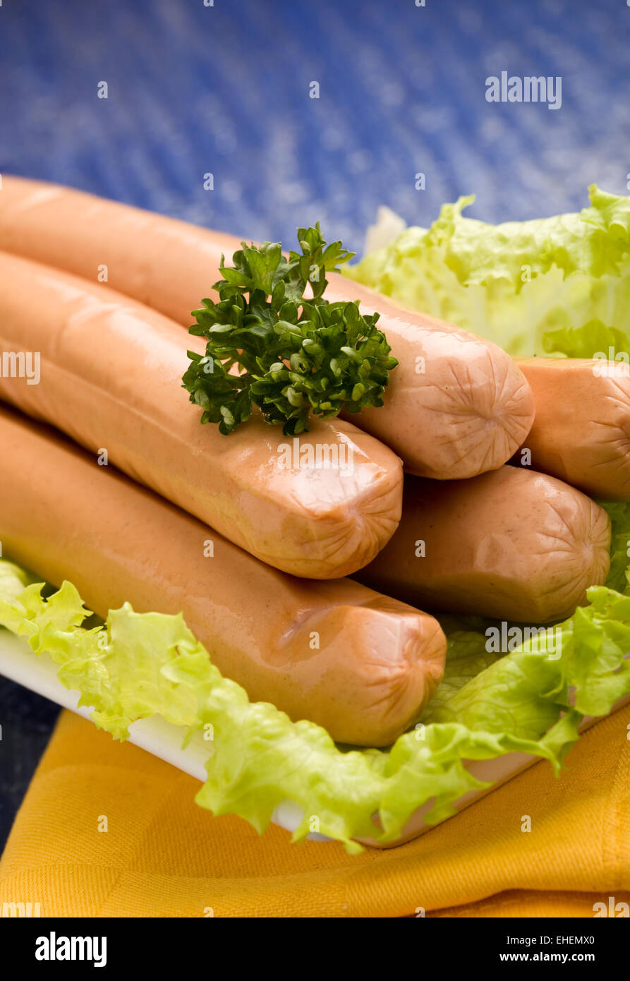 German Sausages Stock Photo Alamy