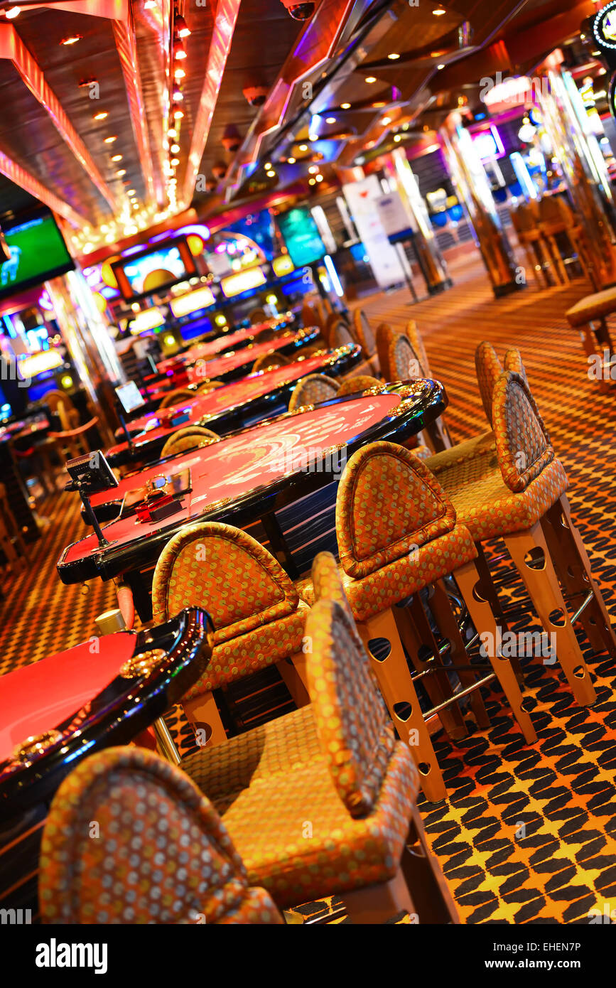 Casino table Stock Photo Alamy