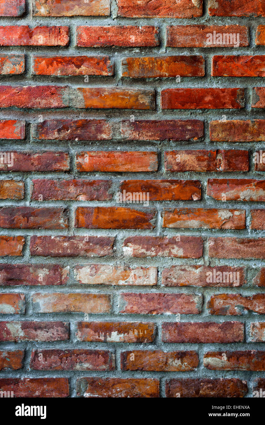 Old brick wall in natural light - background Stock Photo - Alamy