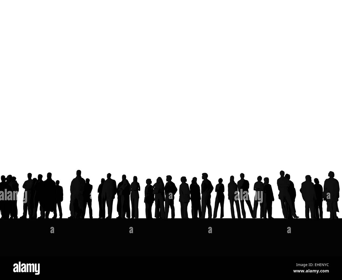 Group silhouette hi-res stock photography and images - Alamy
