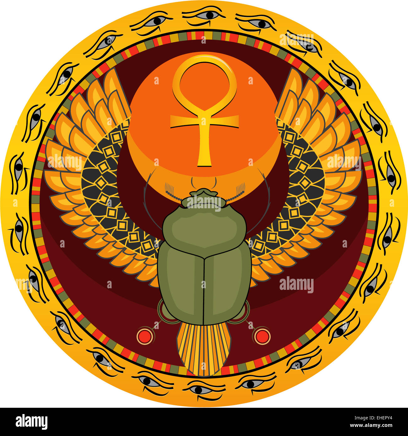 Egyptian sacred bug Stock Photo - Alamy