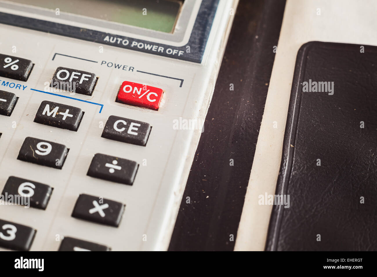 Old Fashioned Calculator High Resolution Stock Photography and Images