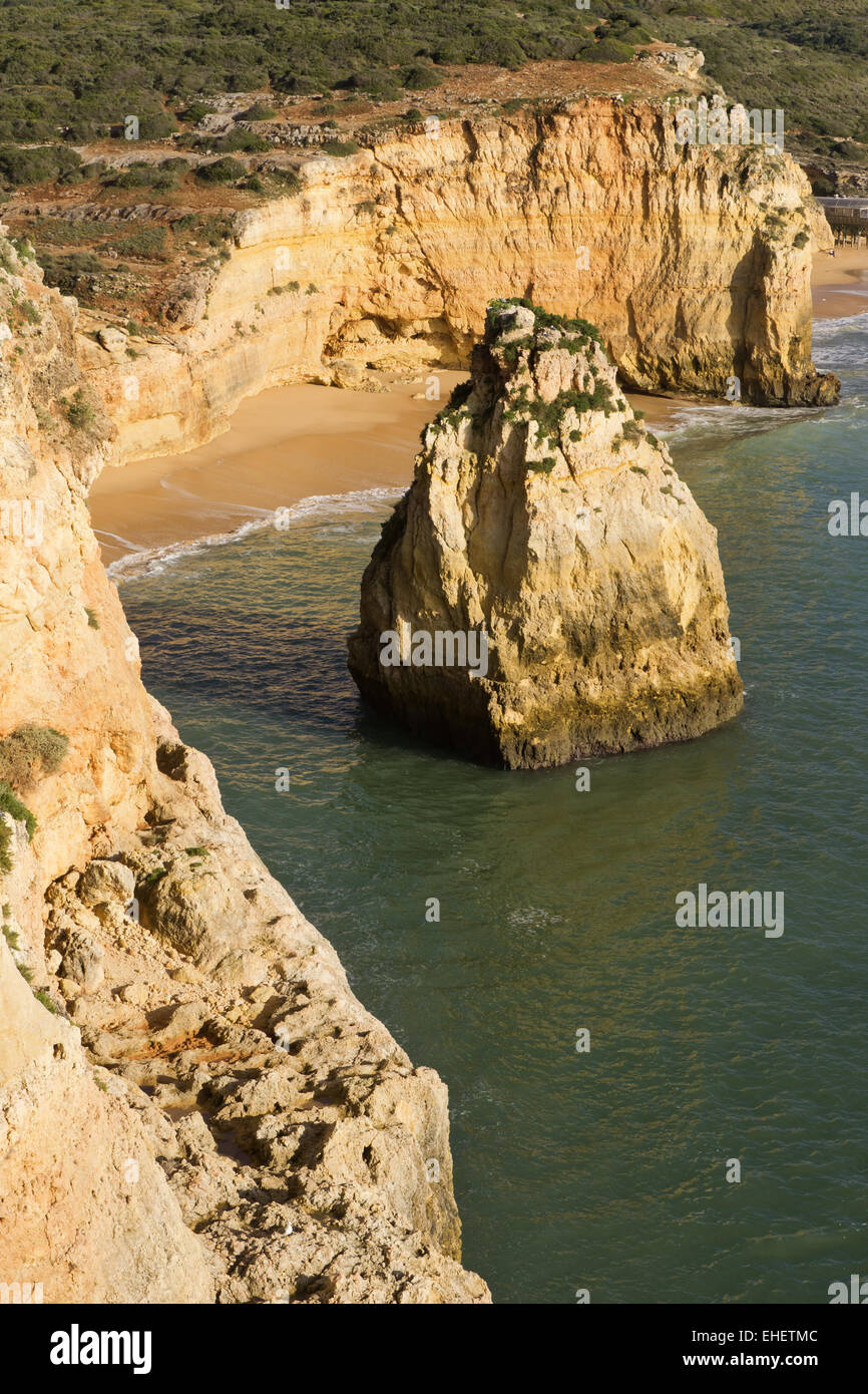 Coasts sections in Ferragudo Stock Photo