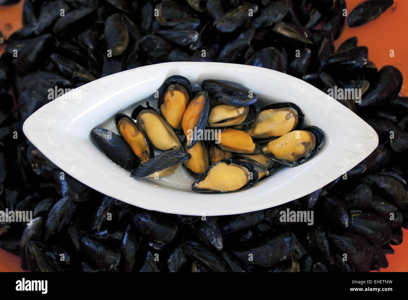 mussels in the fish market Stock Photo Alamy