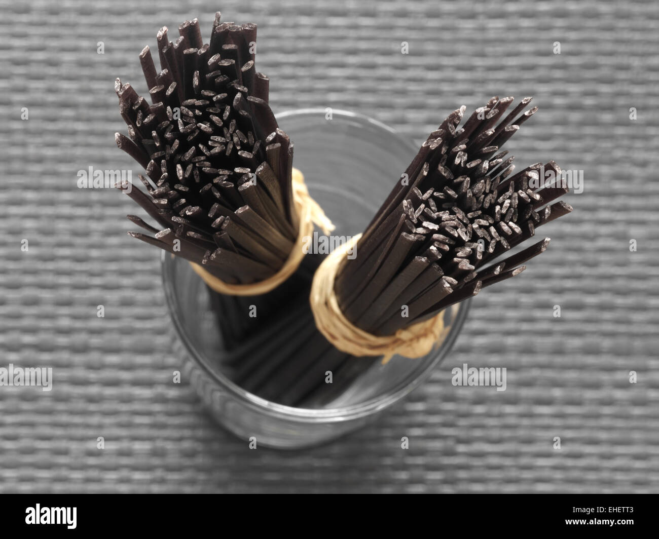 Black Rice Noodles Stock Photo - Alamy