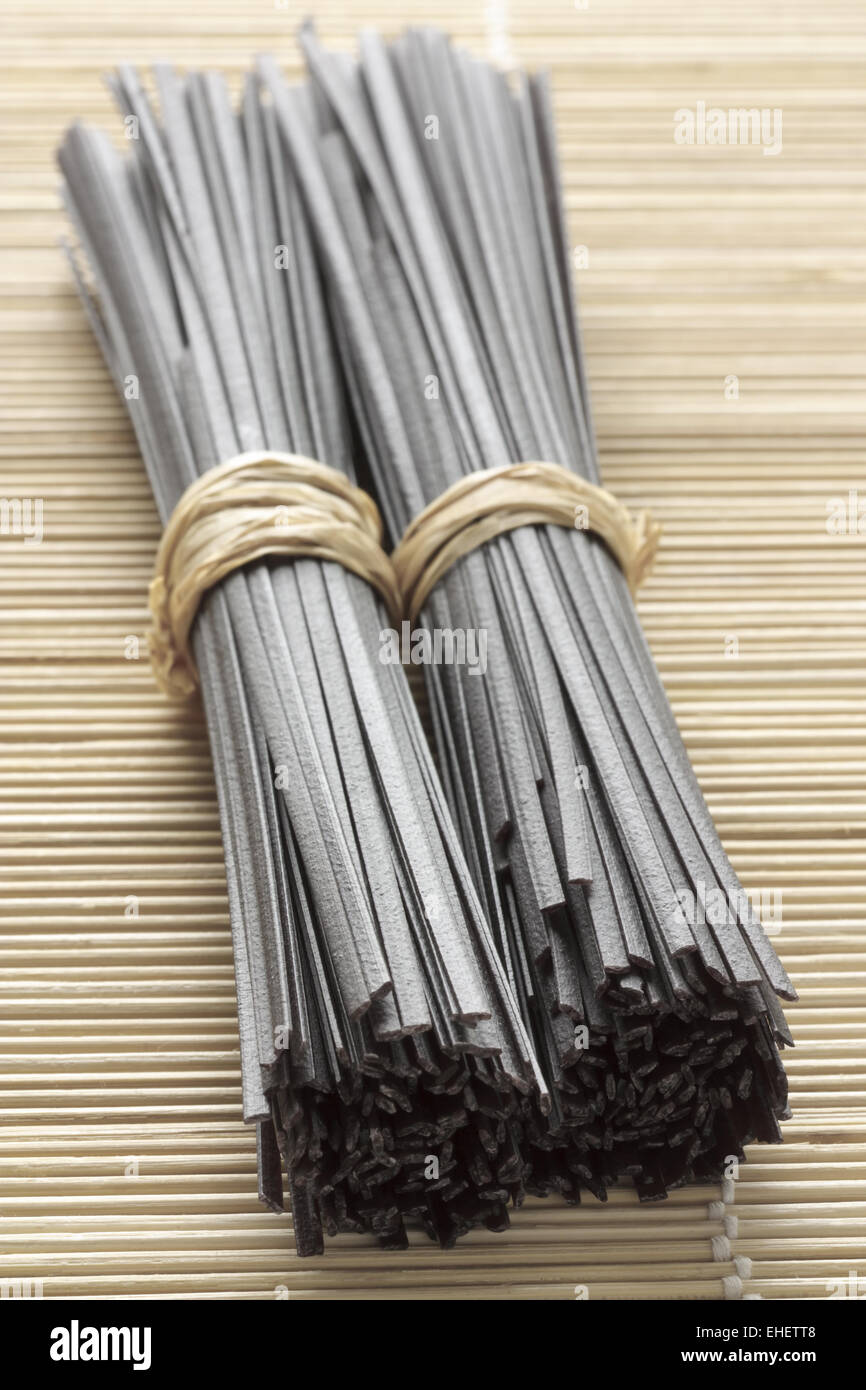 Black Rice Noodles Stock Photo - Alamy