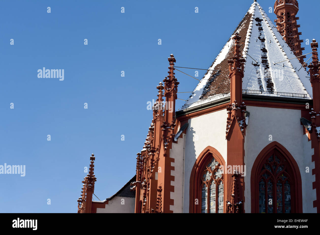 Marienkapelle in Wuerzburg Frankonia Germany Stock Photo