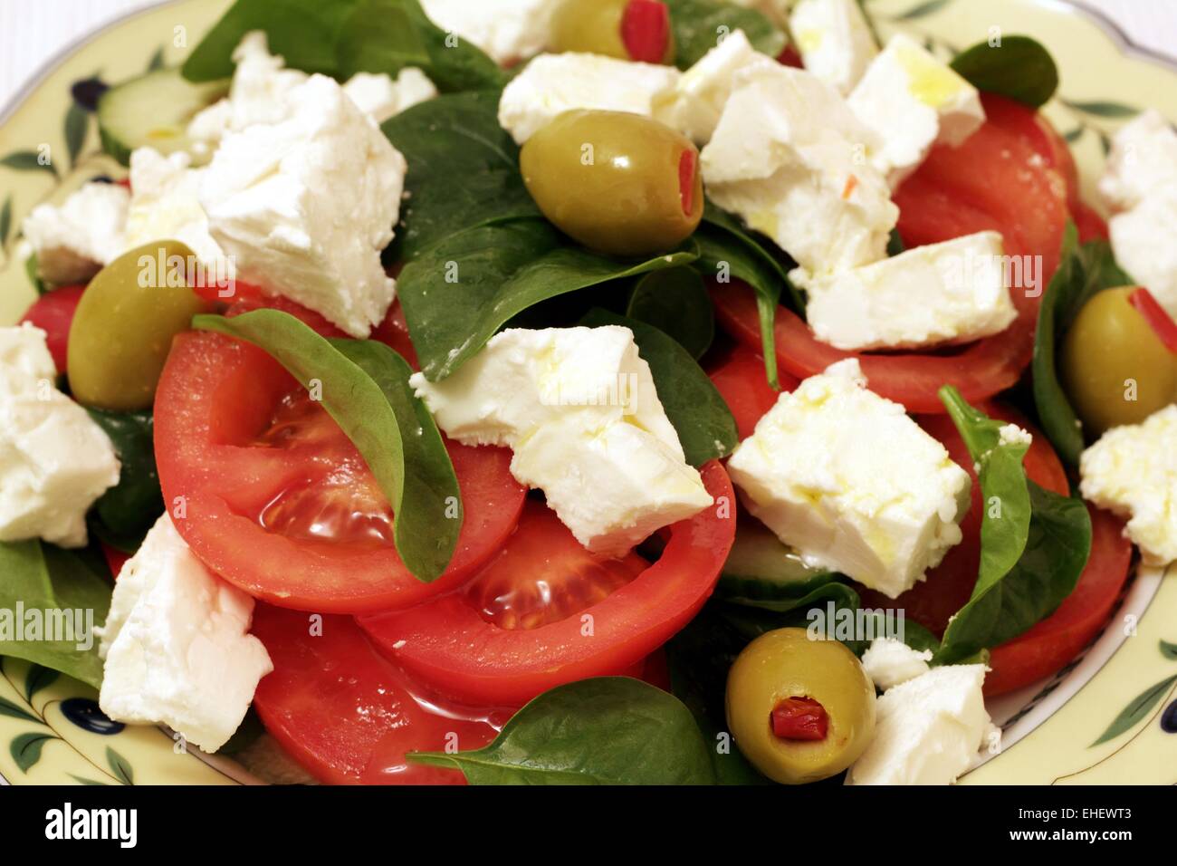 Mediterraner salat hi-res stock photography and images - Alamy