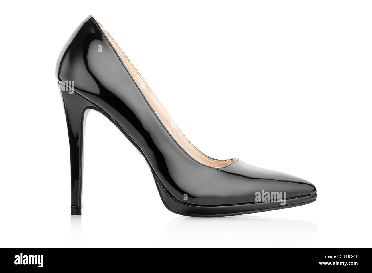 Black shoe for woman Stock Photo