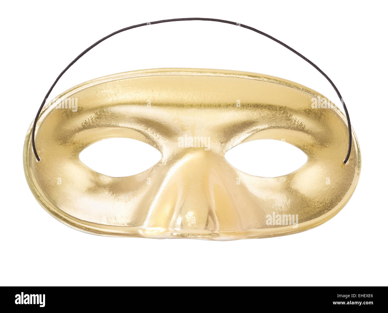 Carnival golden mask Stock Photo