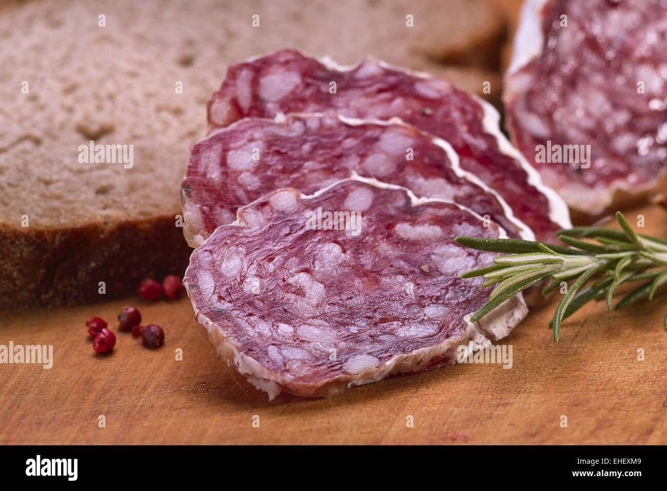 salami sausage Stock Photo