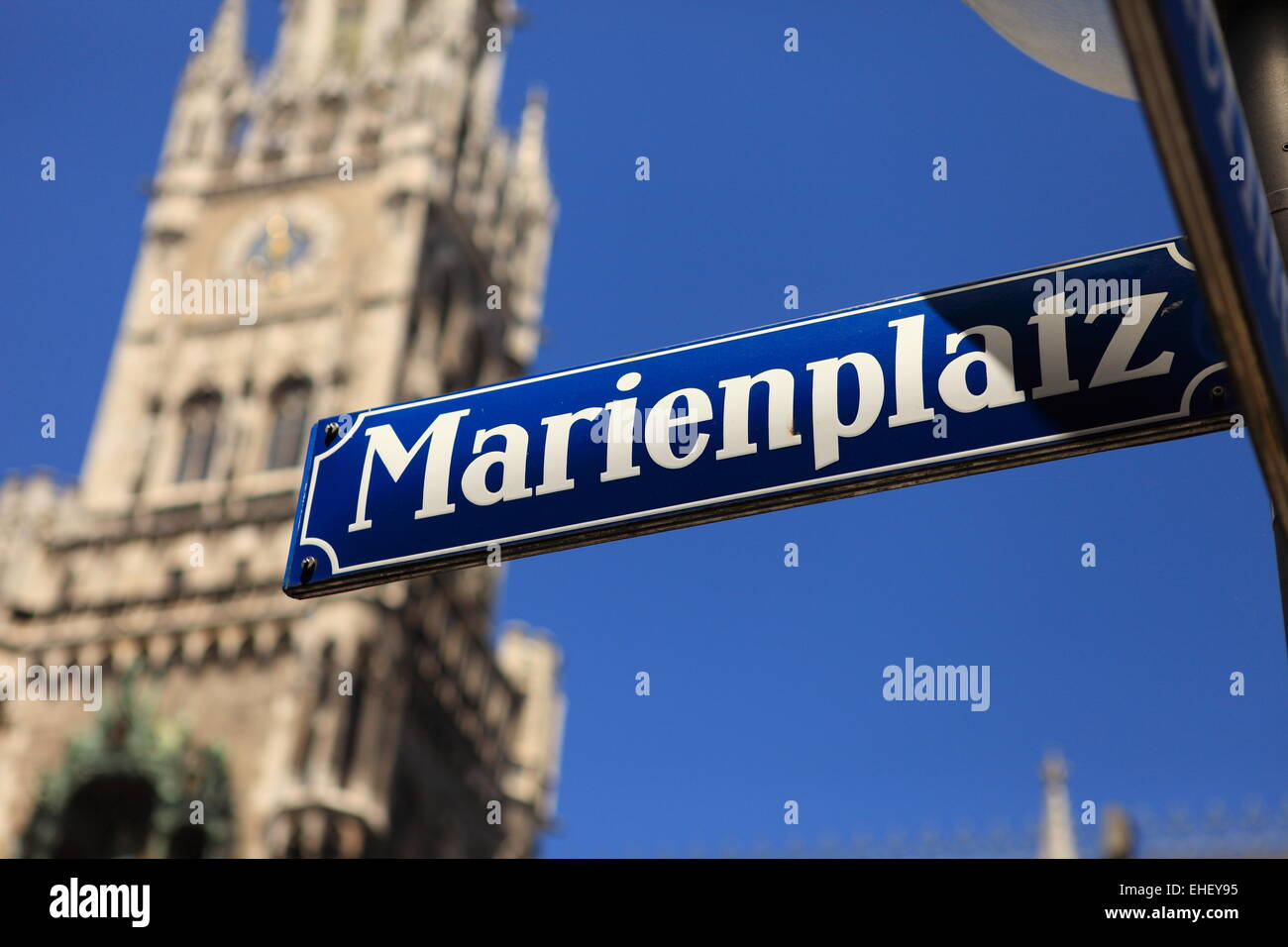 marienplatz munich Stock Photo