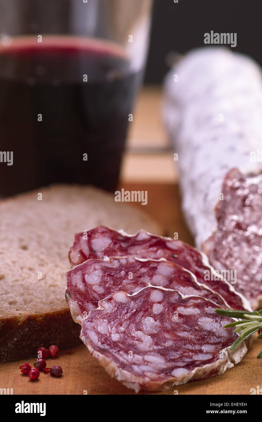 salami sausage Stock Photo