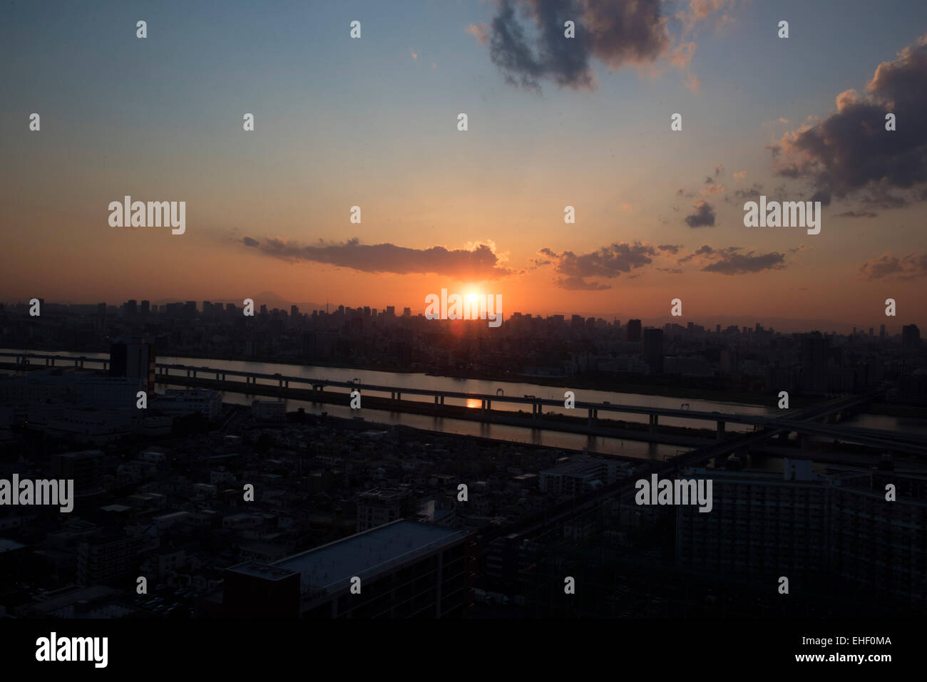 Tokyo edogawa aerial hi-res stock photography and images - Alamy