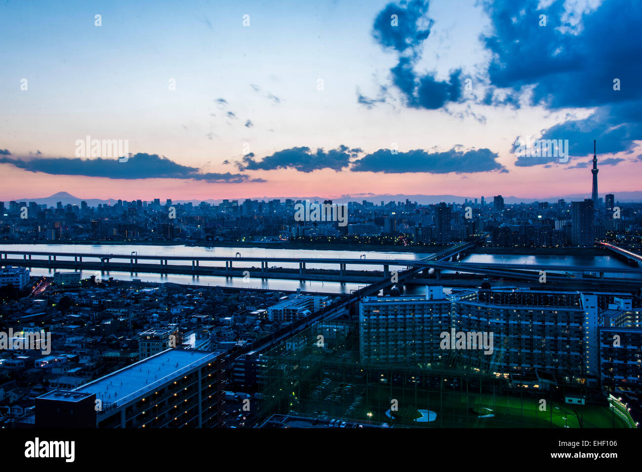 Tokyo edogawa aerial hi-res stock photography and images - Alamy