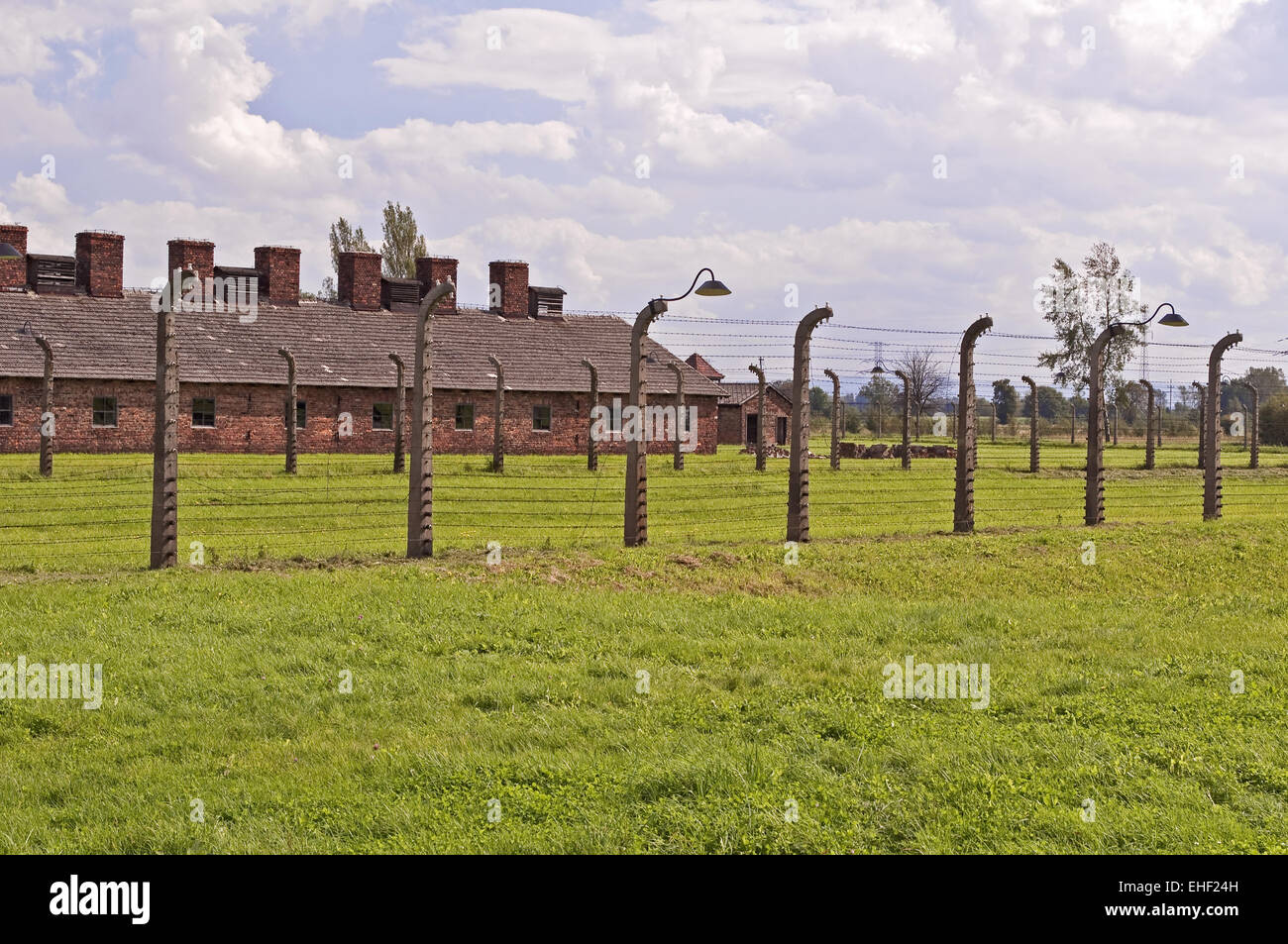 Auschwitz Birkenau concentration camp Stock Photo Alamy