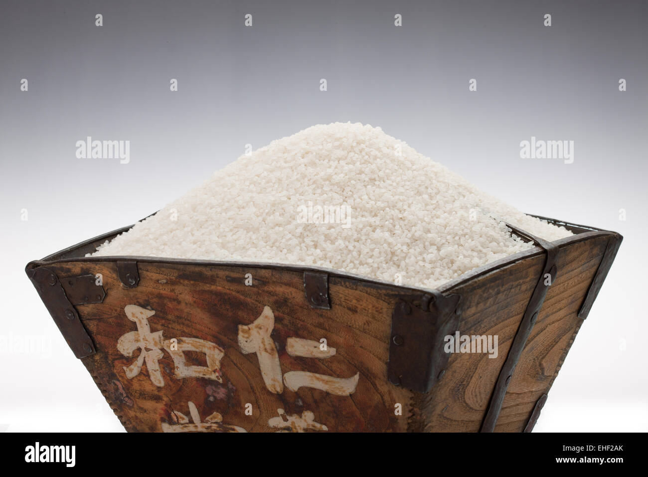 Rice in the bucket Stock Photo - Alamy