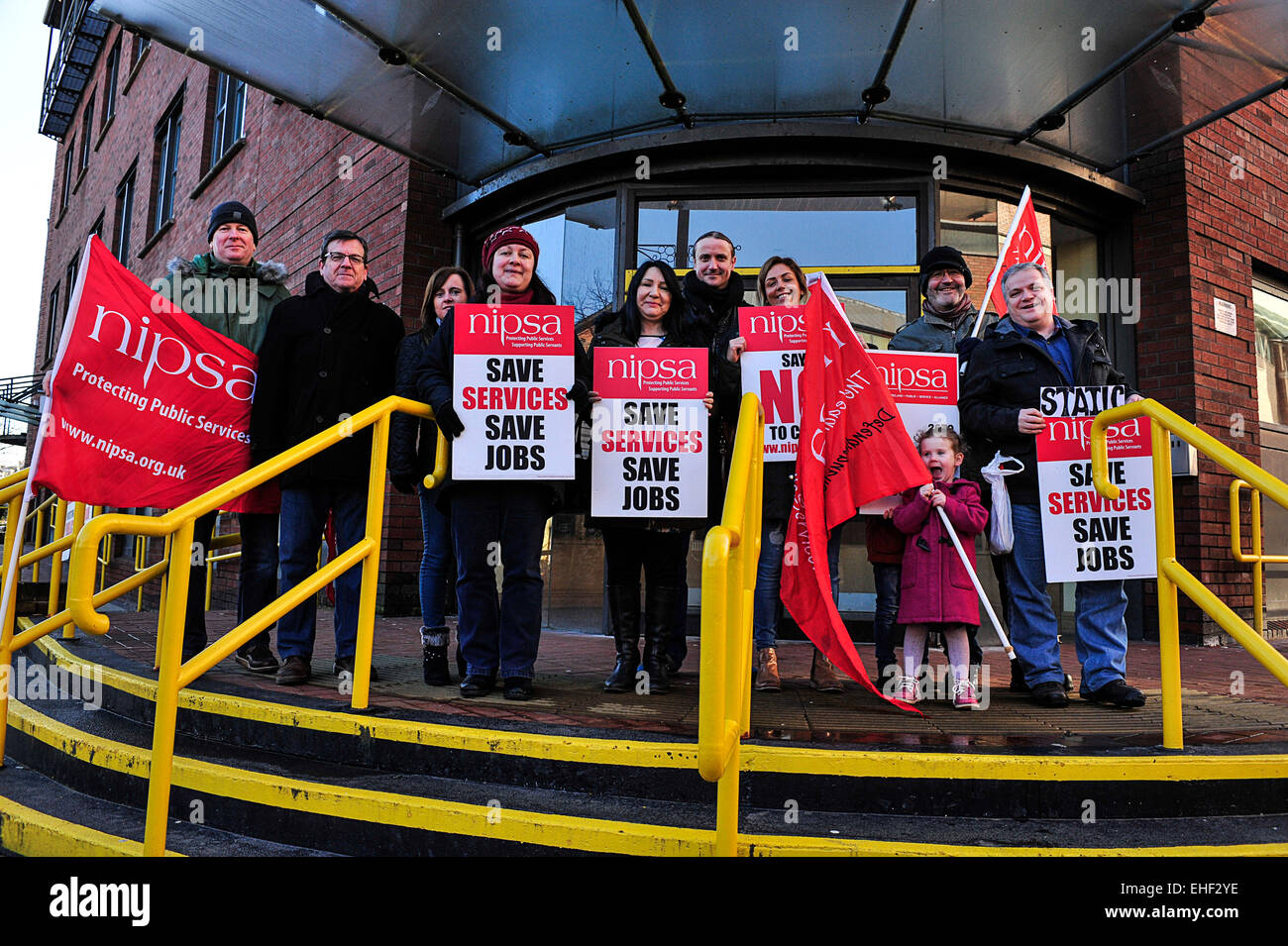 Londonderry Northern Ireland 13th March 2015 Public