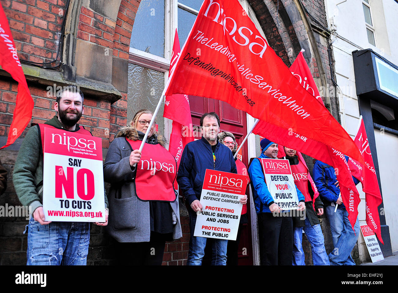 Londonderry Northern Ireland 13th March 2015 Public