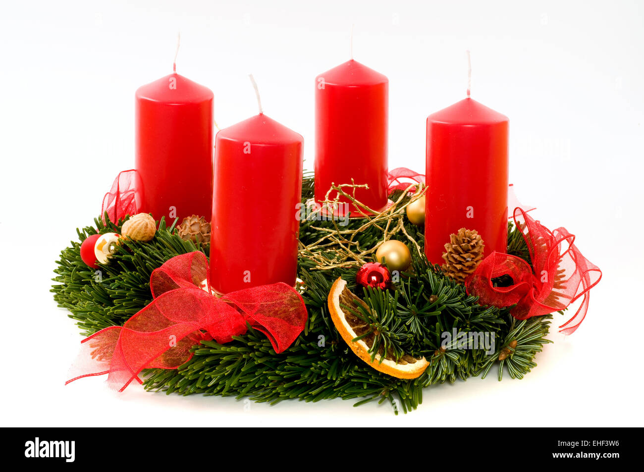 Adventskranz / Advent wreath Stock Photo - Alamy