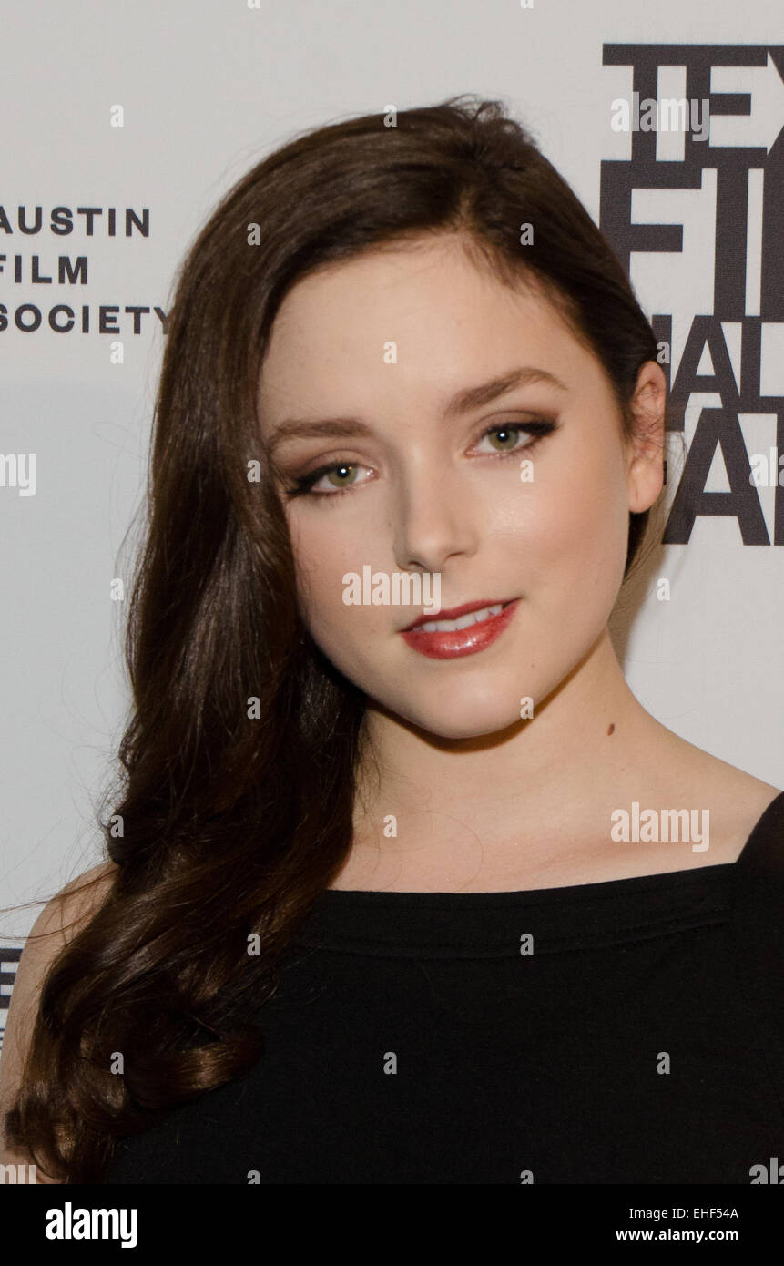 Texas, USA. 12th Mar, 2015. 2015 Texas Film Awards Red Carpet at Austin Studios, 3/12/15, Austin, TX Madison Davenport Credit:  Jeff Newman/Globe Photos/ZUMA Wire/Alamy Live News Stock Photo